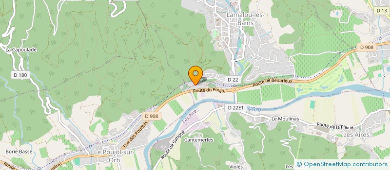 localisation de l'entreprise MLM  LAMALOU-LES-BAINS