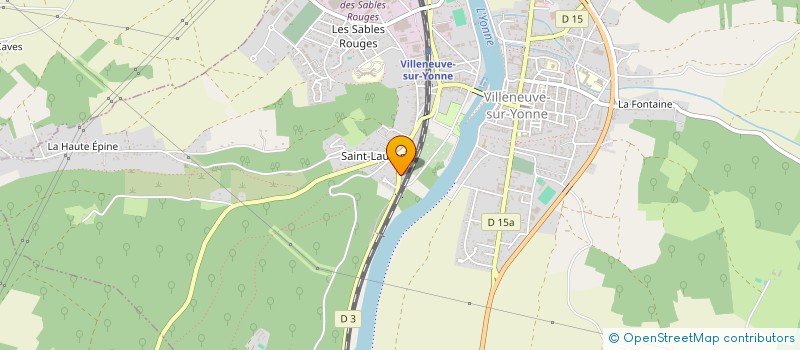 localisation de l'entreprise MLM  VILLENEUVE-SUR-YONNE