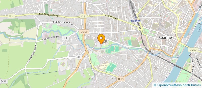 localisation de l'entreprise MLM  ROANNE