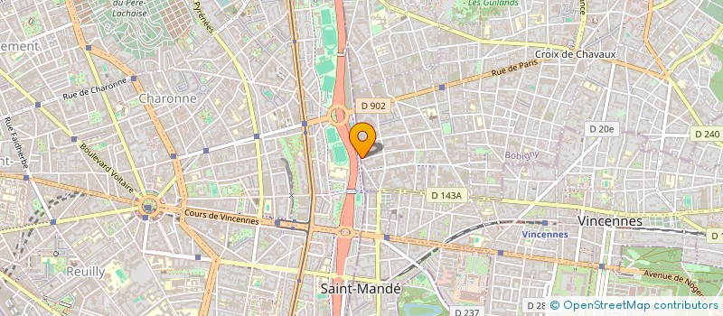 localisation de l'entreprise MLM à MONTREUIL