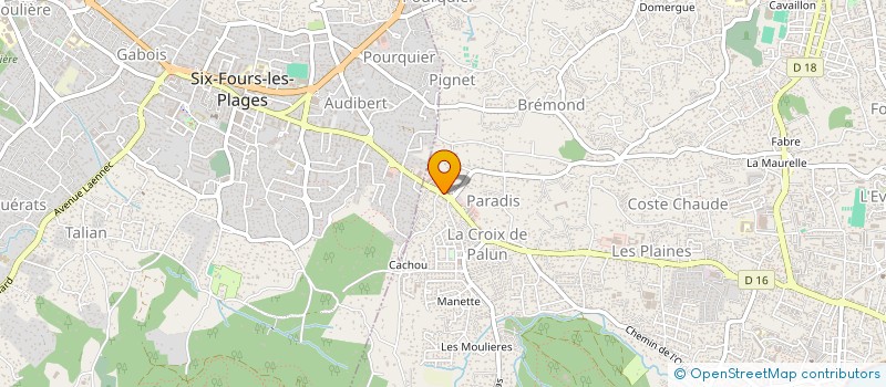 localisation de l'entreprise MLM DEVELOPPEMENT  LA SEYNE-SUR-MER