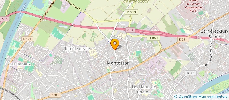 localisation de l'entreprise MLM FLEURY  MONTESSON