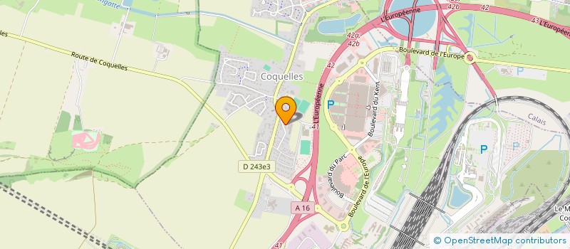 localisation de l'entreprise MLM IMMO  COQUELLES