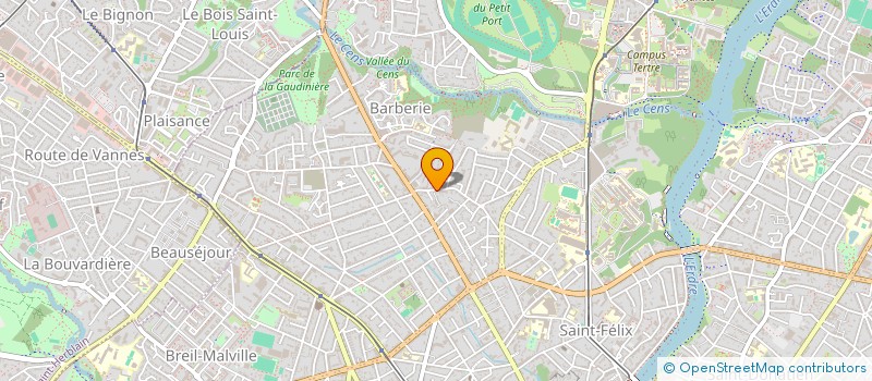 localisation de l'entreprise MLM INVEST à NANTES