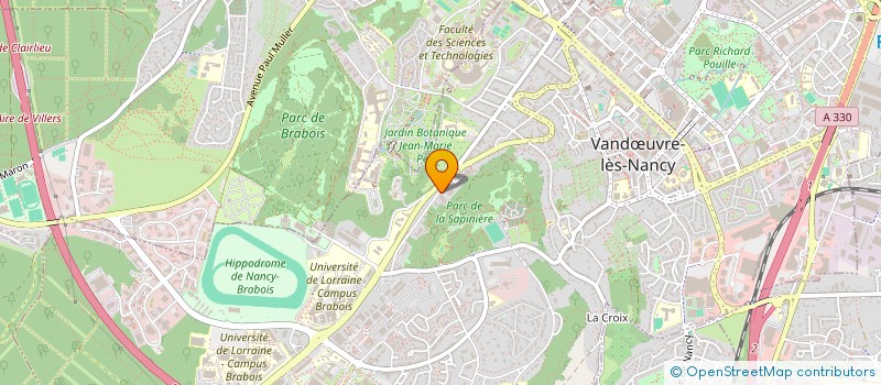 localisation de l'entreprise MLM INVEST  VANDUVRE-LES-NANCY