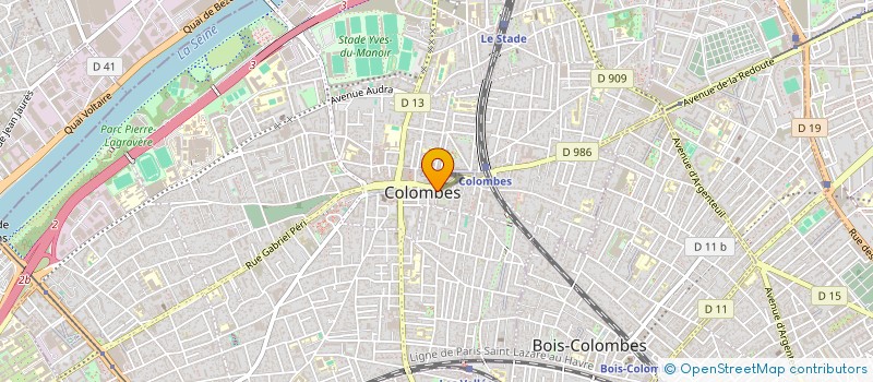 localisation de l'entreprise MLM KANDY à COLOMBES