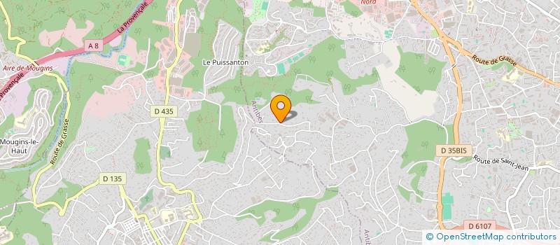 localisation de l'entreprise MLM MEDICAL à ANTIBES