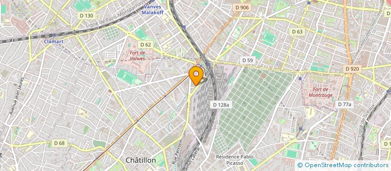 localisation de l'entreprise MLM ONE  CHATILLON