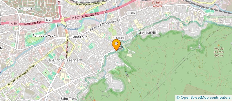 localisation de l'entreprise MLM PRO VTC à MARSEILLE 10EME