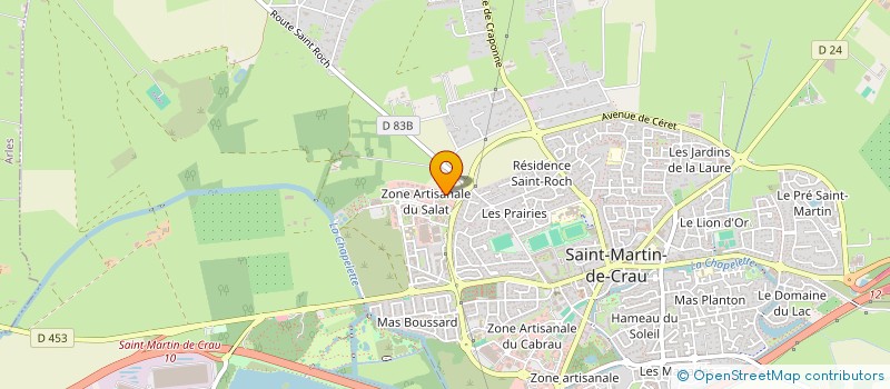 localisation de l'entreprise MLM PROMOTEURS à SAINT-MARTIN-DE-CRAU