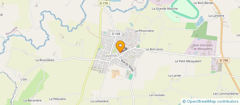 localisation de l'entreprise MLM RESTAURATION  JAVENE