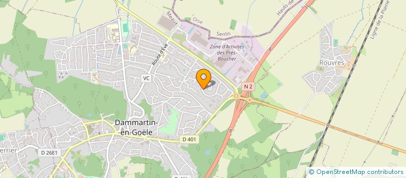 localisation de l'entreprise MLMAHMOUD  DAMMARTIN-EN-GOELE