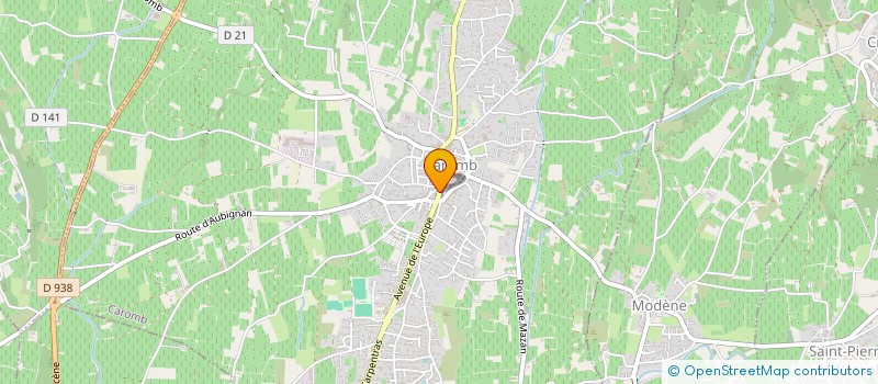 localisation de l'entreprise MLMC  CAROMB