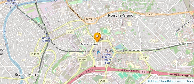 localisation de l'entreprise MLMCONSEIL à NOISY-LE-GRAND