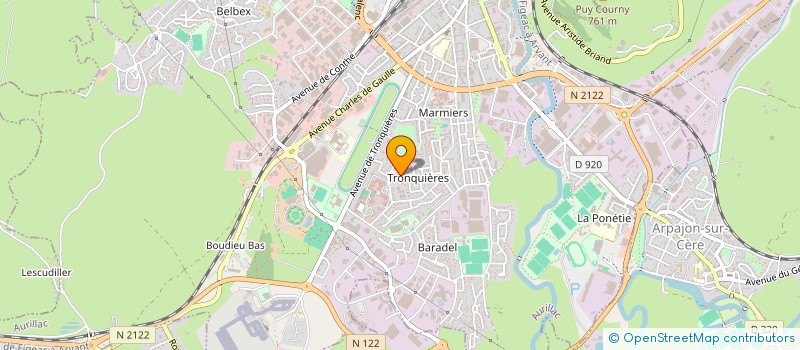 localisation de l'entreprise MLMOTORS à AURILLAC