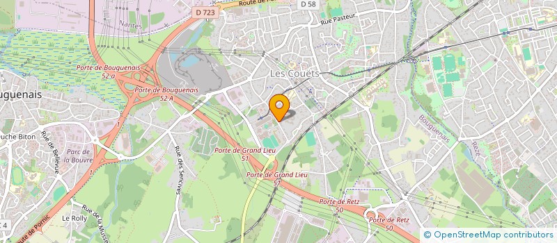 localisation de l'entreprise MLN 3A à BOUGUENAIS