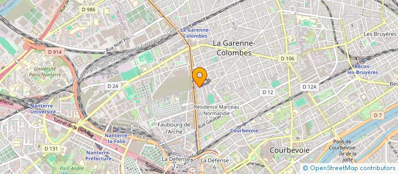 localisation de l'entreprise MLN à LA GARENNE-COLOMBES