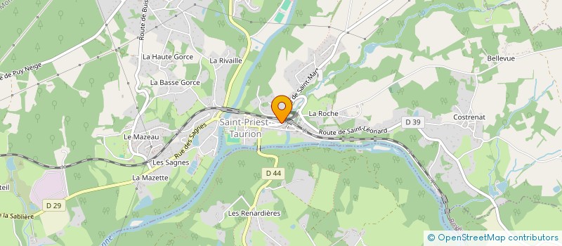 localisation de l'entreprise MLN CONSORTIUM  SAINT-PRIEST-TAURION