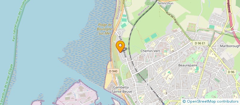 localisation de l'entreprise MLN HOLDING  BOULOGNE-SUR-MER