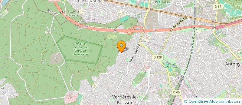localisation de l'entreprise MLN INVESTISSEMENT à VERRIERES-LE-BUISSON