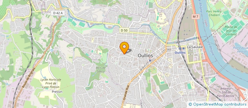 localisation de l'entreprise MLN2YP  OULLINS-PIERRE-BENITE