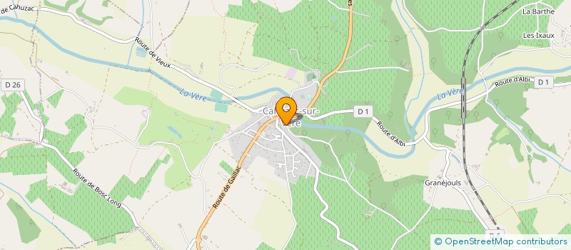 localisation de l'entreprise MLND  CAHUZAC-SUR-VERE