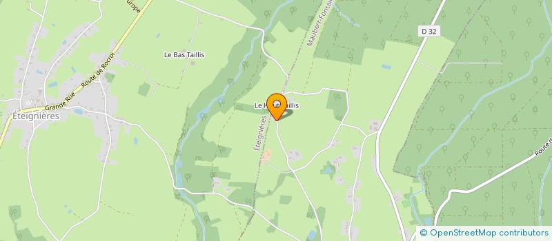 localisation de l'entreprise MLNE MAGNIETTE  MAUBERT-FONTAINE