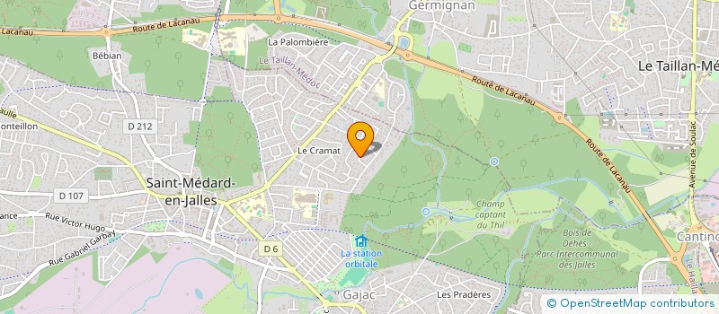 localisation de l'entreprise MLNT à SAINT-MEDARD-EN-JALLES