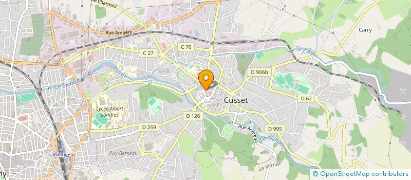 localisation de l'entreprise MLNX FRERES à CUSSET