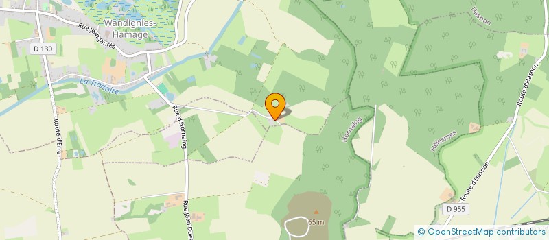 localisation de l'entreprise MLO  WANDIGNIES-HAMAGE