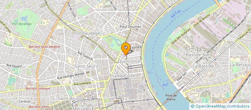 localisation de l'entreprise MLP à BORDEAUX