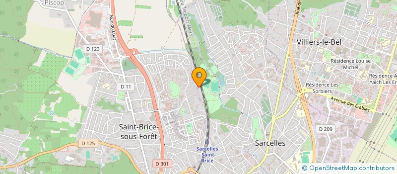 localisation de l'entreprise MLP à SARCELLES