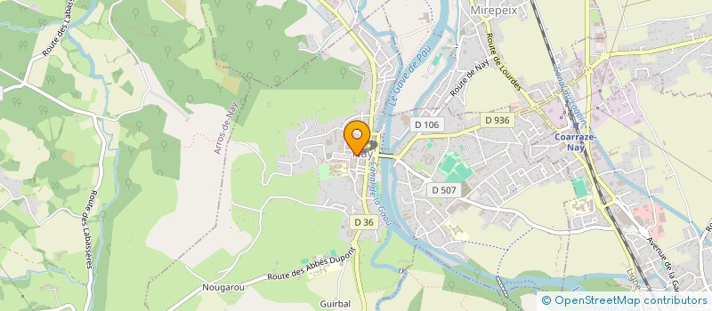 localisation de l'entreprise MLP à NAY