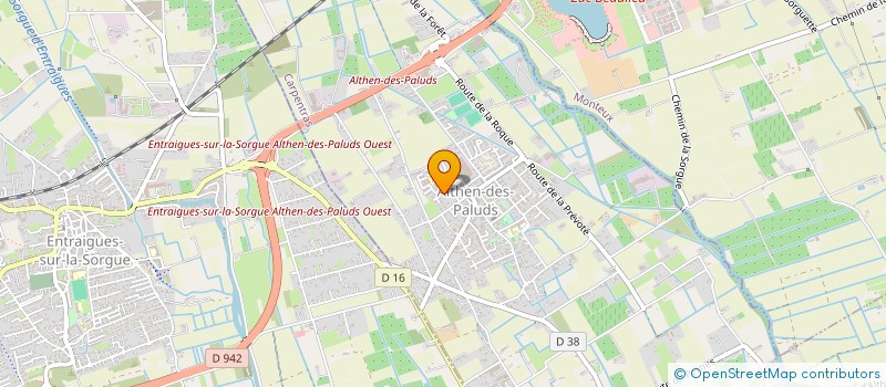 localisation de l'entreprise MLP  ALTHEN-DES-PALUDS