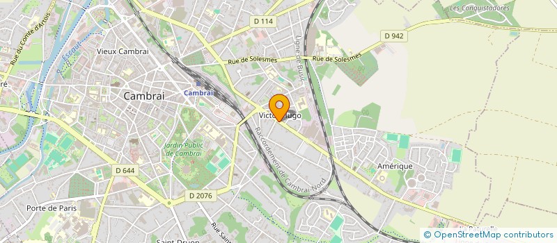 localisation de l'entreprise MLP à CAMBRAI