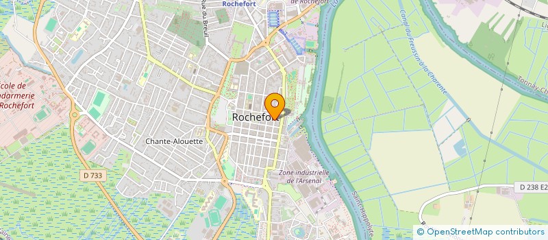 localisation de l'entreprise MLP  ROCHEFORT