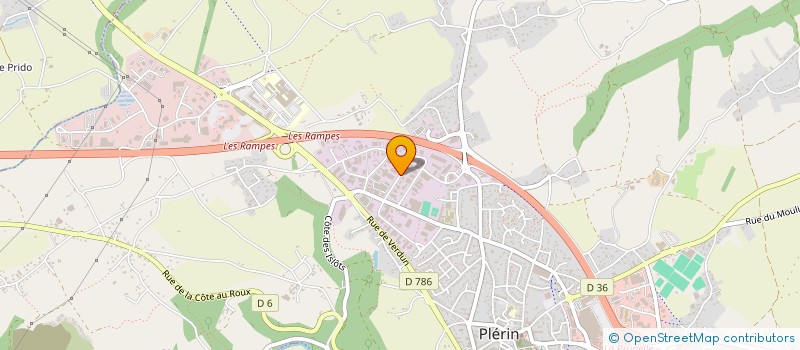 localisation de l'entreprise MLP  PLERIN