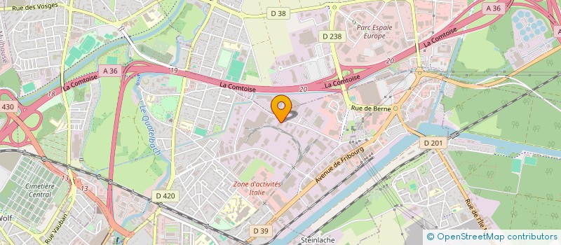 localisation de l'entreprise MLP AUTOMOBILES  ILLZACH