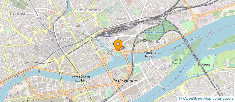 localisation de l'entreprise MLP FINANCES à NANTES