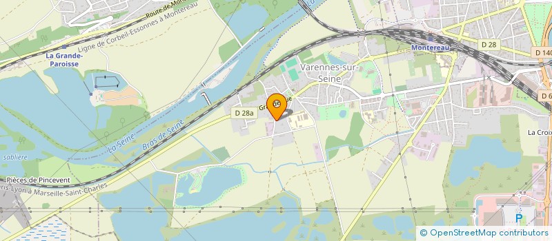 localisation de l'entreprise MLP IMMOBILIER  VARENNES-SUR-SEINE