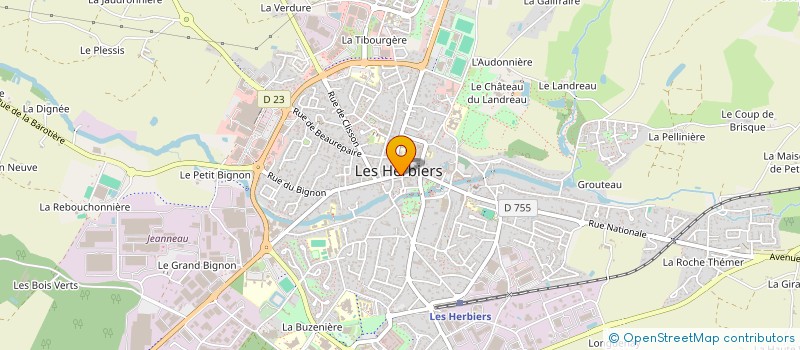 localisation de l'entreprise MLP LES HERBIERS  LES HERBIERS