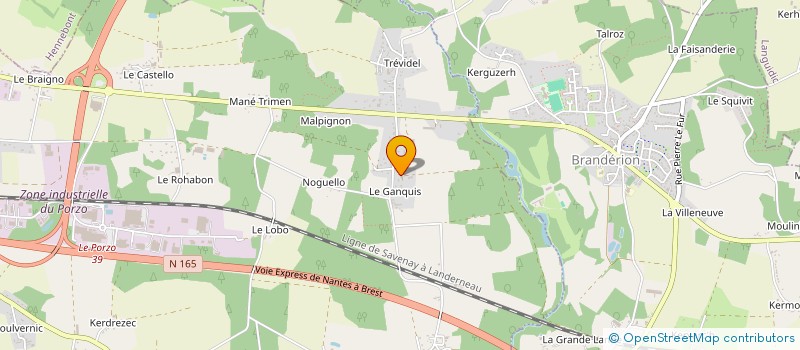 localisation de l'entreprise MLP PRO à KERVIGNAC