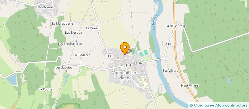 localisation de l'entreprise MLP TRANSLATIONS  VOUNEUIL-SUR-VIENNE