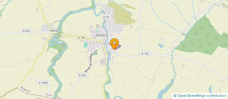 localisation de l'entreprise MLPA  BELPECH