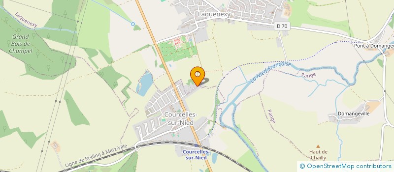 localisation de l'entreprise MLPB CONSEIL  COURCELLES-SUR-NIED
