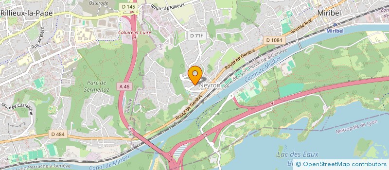 localisation de l'entreprise MLPF INVEST  NEYRON