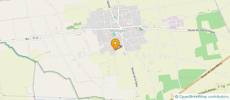 localisation de l'entreprise MLPIS  MOLLEGES