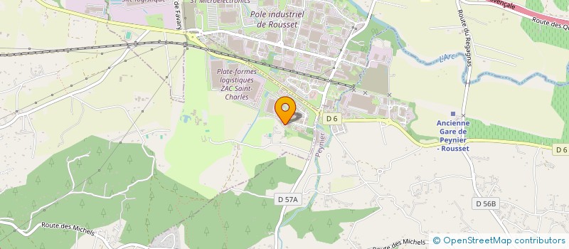 localisation de l'entreprise MLPL  FUVEAU