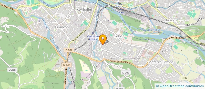 localisation de l'entreprise MLPM à GELOS