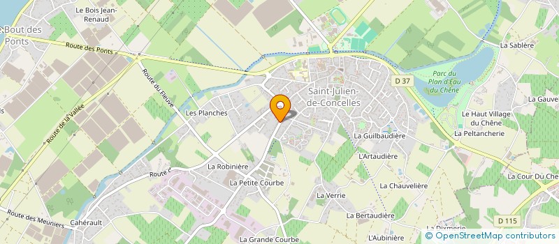 localisation de l'entreprise MLPM LOPES  SAINT-JULIEN-DE-CONCELLES